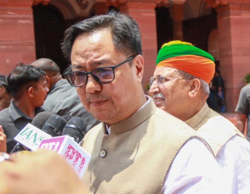 Govt in favour of discussion since beginning, says Kiren Rijiju amid NEET stand-off