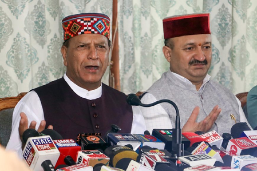 Paper leak protest: Himachal BJP chief accuses Cong of theatrics, undermining constitutional norms