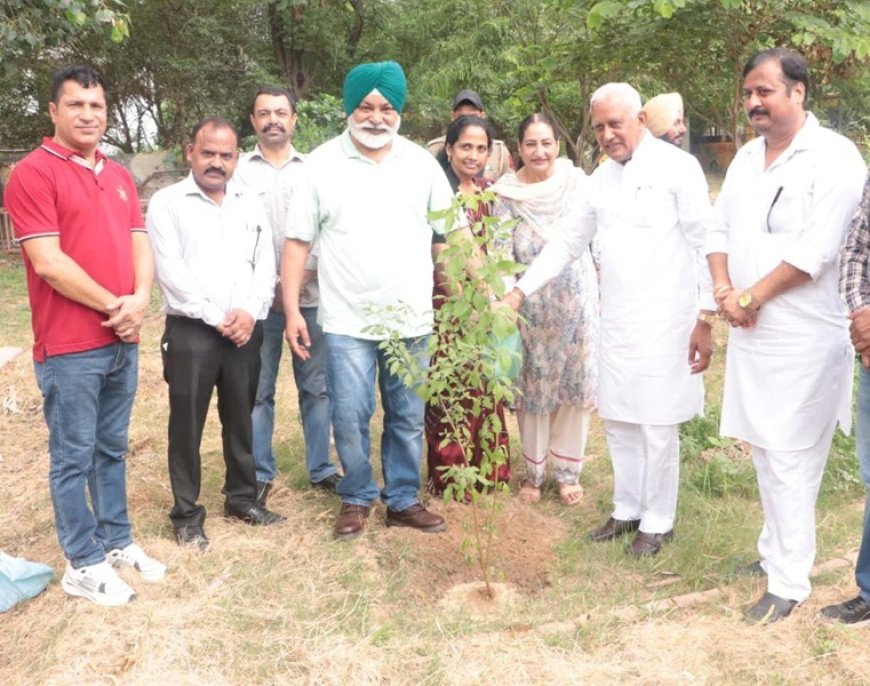 Cabinet Minister Barinder Kumar Goyal kick starts 'Mission Hariyali 2026