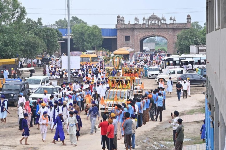Miri Piri Khalsa March  proceeded for next destination with the message of sovereignty of Sri Akal Takht Sahib, national unity and Panthic consciousness