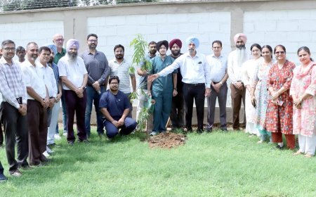 College of Veterinary Science and Green Club Organizes Plantation Drive