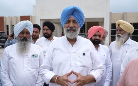 Under the 'AAP's Health Reality Check' Campaign, Balbir Singh Sidhu Exposes Punjab Government's Health Model at Village Saneta