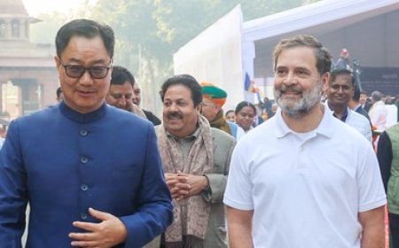 'Visible change of heart in Rahul Gandhi about women': Rijiju calls on Cong to back quota Bill