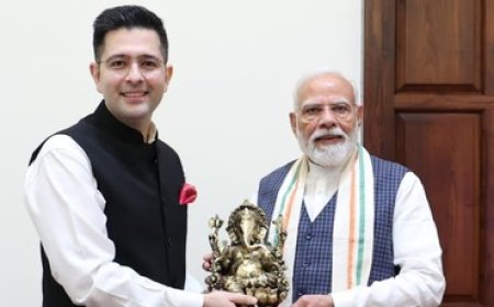 ‘A morning I will cherish’: Raghav Chadha meets PM Modi, says interaction was ‘enriching’