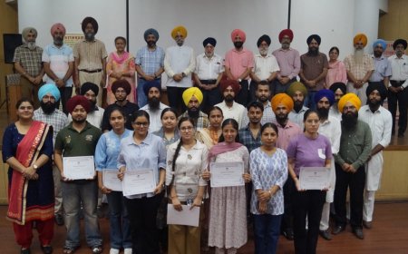 Scholarship distribution by Nishkam Sikh Welfare Council, New Delhi and Sikh Human Development Foundation, USA at Guru Nanak Dev University