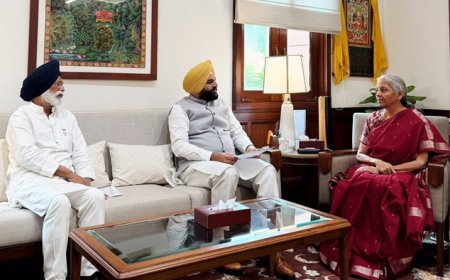 MP Gurjeet Singh Aujla Meets Nirmala Sitharaman, Seeks Special Financial Package for Border Belt