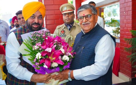 CM Bhagwant Singh Mann Meets Governor For 10-Day Parole To Jagtar Singh Hawara