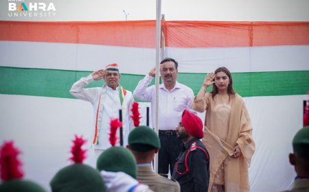 Gaiety marks I-Day at Rayat Bahra University