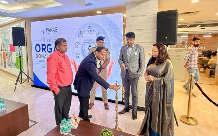 At Paras Health Panchkula, 100 Pledges Unite for the Gift of Life