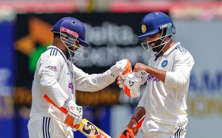1st Test: Rishabh Pant stars with quick 66 as India set 372-run target for Sri Lanka at tea