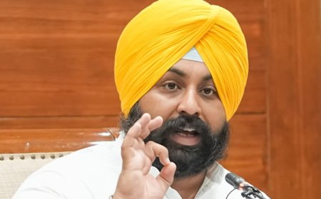 AAP Govt Invested ₹2,300 Crore In School Infrastructure, Built 9,000 New Classrooms & Labs, Constructed 13,920 New Toilets: Harjot Bains