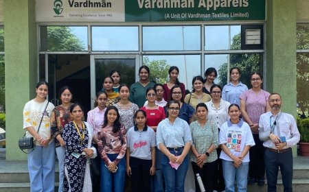 Exposure Visit of PAU Fashion Designing Students to Vardhman Apparels, Ludhiana