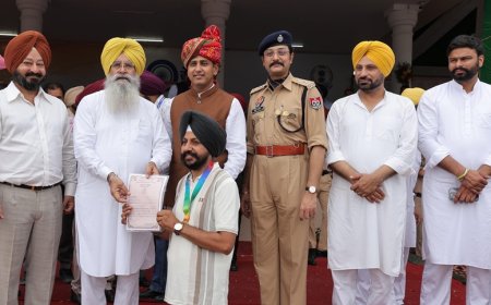 Tarsem Singh Honoured on Independence Day for Preserving Wood Carving and Sculpture Art