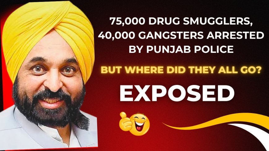 75,000 Drug Smugglers, 40,000 Gangsters Arrested by Punjab Police — But Where Did They All Go?