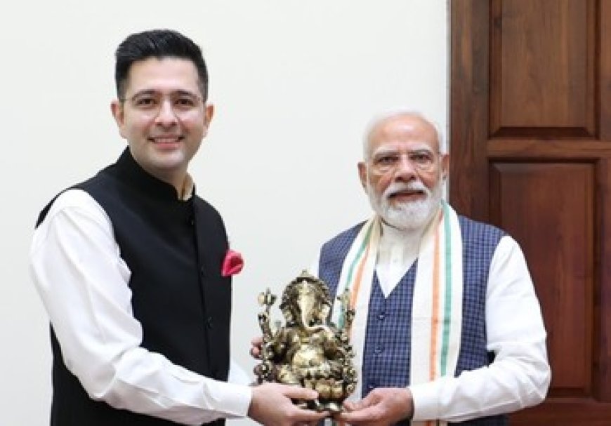 ‘A morning I will cherish’: Raghav Chadha meets PM Modi, says interaction was ‘enriching’