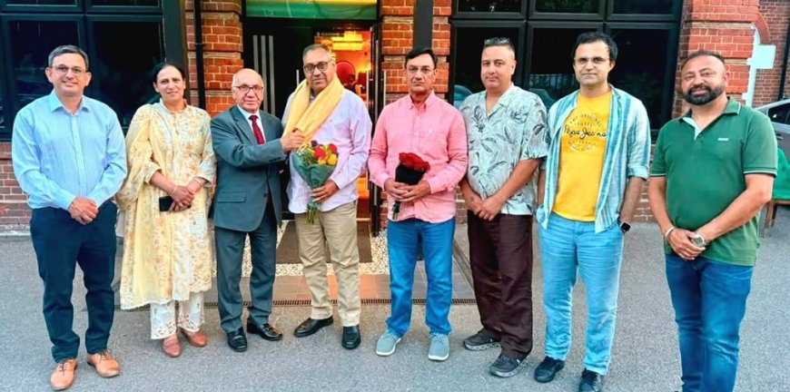 Dewan and Satvir accorded warm welcome in London