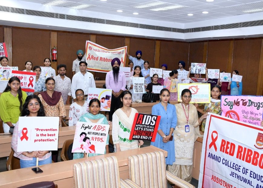 Guru Nanak Dev University marks International Youth Day with campaign against drug abuse,  Aids 