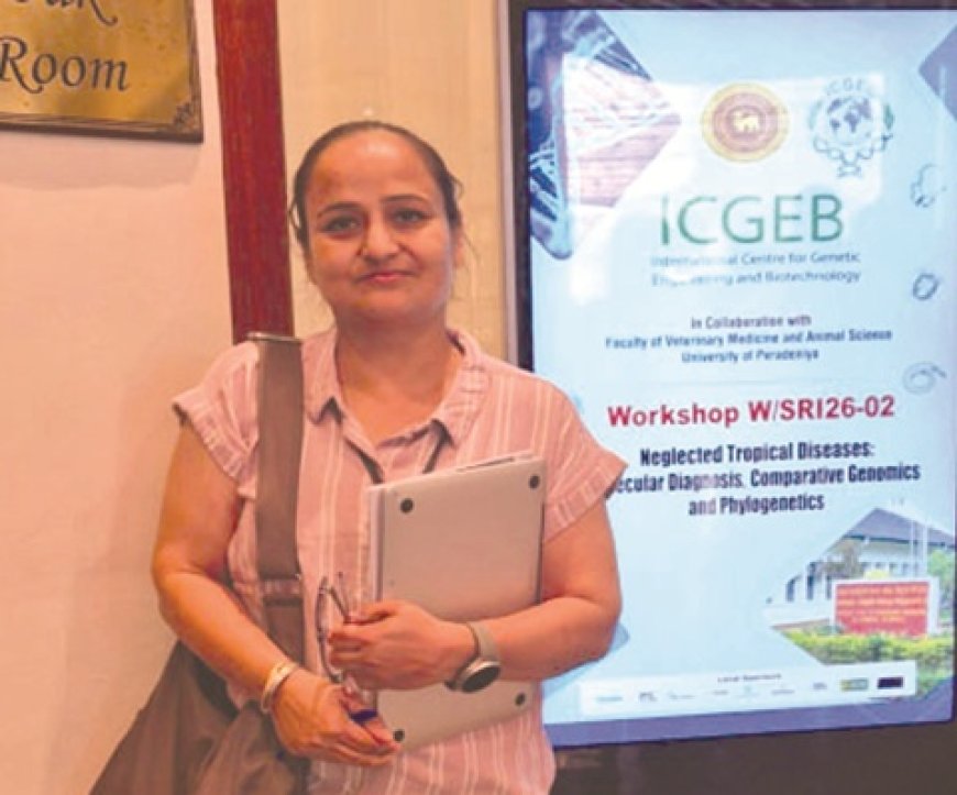 Vet. Varsity Professor acted as Resource personal at Sri Lanka