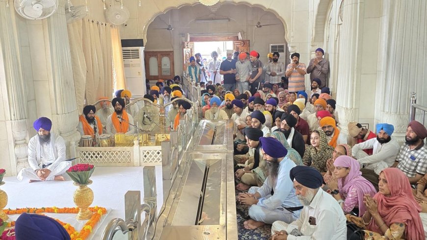 Jathedar Giani Kuldip Singh Gargajj Calls for Unity, Justice for Sikh Prisoners and Reopening of Sri Kartarpur Sahib Corridor at 1947 Partition Ardas