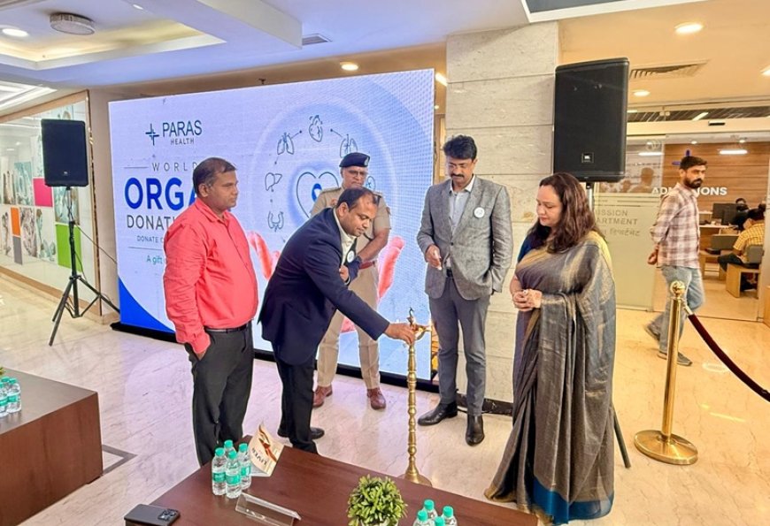 At Paras Health Panchkula, 100 Pledges Unite for the Gift of Life