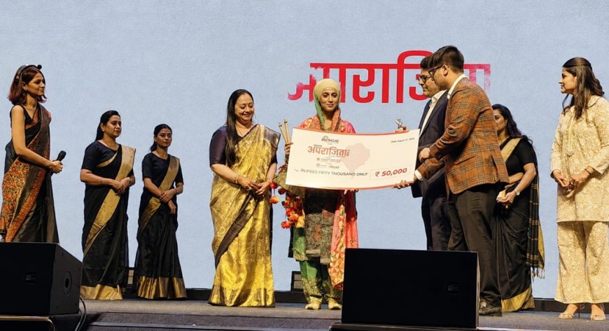 Anureet Pal Kaur Honoured with ‘Aparajita 2026’ Award in Kolkata