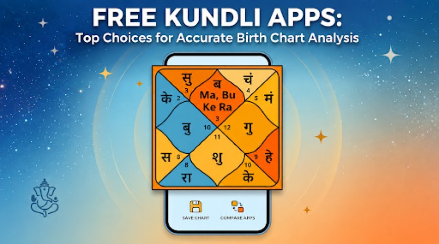 Top 10 Free Kundli Apps Choices for Accurate Birth Chart Analysis