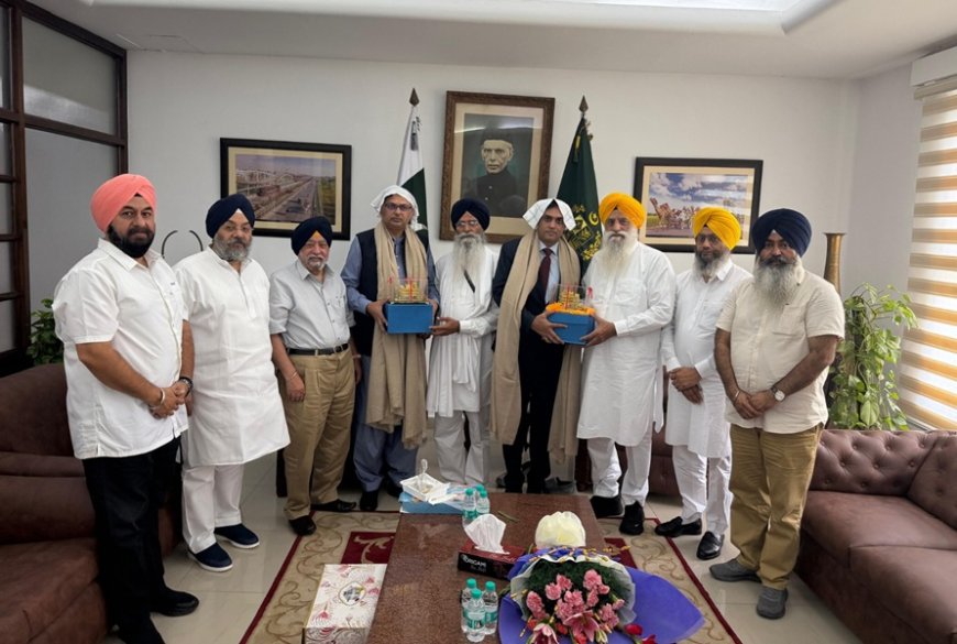 SGPC Delegation Led by Advocate Dhami Meets Pakistan High Commission in Delhi