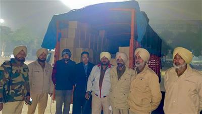 Excise Department Fatehgarh Sahib and Excise police seize 300 cartons of smuggled IMFL worth ₹7 lakh