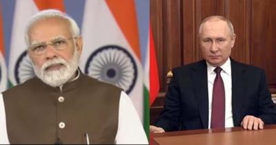PM Modi dials President Putin, reiterates call for dialogue on Ukraine