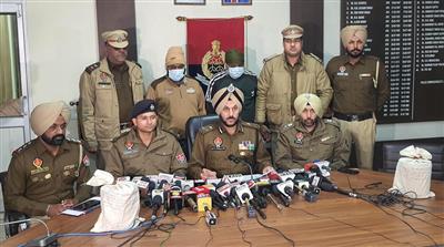 Punjab Police seize 2Kg Ice drug, one Chinese pistol dropped via drone from Amritsar, one held