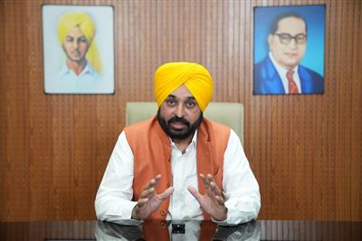 CM Bhagwant Mann asks to Centre to Address Punjab's Paddy Storage Concerns