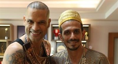 'Ek maha-yudh': Dhawan, Chahal dressed as kings, leaving netizens to guess their next move