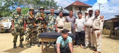 Drugs valued at over Rs 143 crore seized in Mizoram & Manipur; 3 held