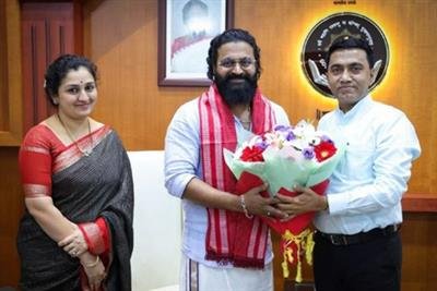Rishab Shetty meets Goa CM Pramod Sawant: Our conversation was insightful