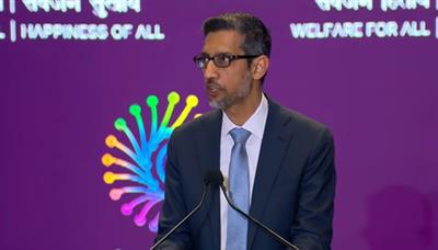 Struck by pace of change in India, must approach AI boldly: Sundar Pichai